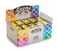 Lot de 2500 punaises colorées Jaunes Lion de l'ère - présentoir de comptoir avec 50 boîtes de 50 pièces