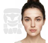 Lot de 256 patchs anti-rides du visage pour le visage, le front, les yeux, le sourire, la bouche, les ridules, le menton