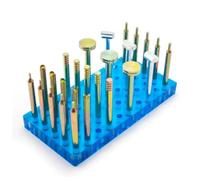 Lot de 26 bâtons de pierre précieuse - Outils de précision pour facettes et meulage, 6 mm de diamètre, 65 mm de longueur pour la fabrication de bijoux et la coupe de pierres précieuses