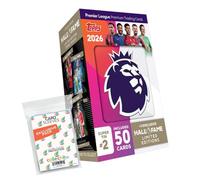 Lot de 26 cartes à collectionner Premier League 2025/26 + pochettes exclusives Collect-it (1 Super Tin Box #2)