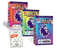 Lot de 26 cartes à collectionner Premier League 2025/26 + pochettes exclusives Collect-it (toutes les 3 boîtes Mega Tin différentes)