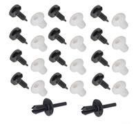 Lot de 26 clips de fixation pour garnitures de porte intérieure de voiture Land Rover Defender Clips en plastique pour panneau de porte, jupe latérale et garniture de pare-chocs