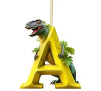 Lot de 26 décorations de sapin de Noël en forme de dinosaure pour enfants, cadeau de Nouvel An, décoration de voiture, dessin animé, en acrylique, décorations d'arbre de Noël