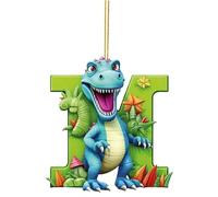 Lot de 26 décorations de sapin de Noël en forme de dinosaure pour enfants, cadeau de Nouvel An, décoration de voiture, dessin animé, en acrylique, décorations d'arbre de Noël