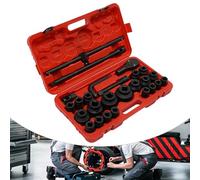 Lot de 26 douilles 3/4" et 1" 21-65 mm pour camion professionnel - Pour voiture, réparation automobile ou appareils mécaniques