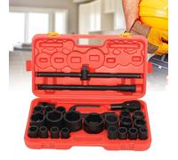 Lot De 26 Douilles à Cliquet, Coffret Douille Poids Lourd 21-65 Mm Avec Cliquet RéVersible ouille Et Jeu D'Embouts