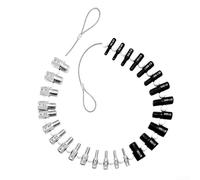 Lot de 26 jauges de filetage en acier au carbone pour une identification précise de la taille des écrous et des boulons, outils de mesure métriques et impériaux, pour les tâches d'atelier et