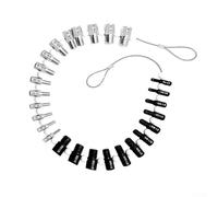 Lot de 26 jauges de filetage métriques et pour identification de la taille des écrous et boulons impériaux, inspecteur de filetage en acier au carbone pour la mesure des fixations