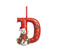 Lot de 26 lettres pour sapin de Noël à suspendre