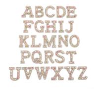 Lot de 26 patchs lettres scintillants pour embellir vos tenues avec une touche personnelle unique (A)