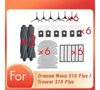 Lot de 26 pièces de rechange pour robot aspirateur compatible avec Dreame Mova S10 Plus / Trouver S10 Plus