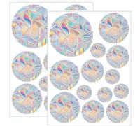 Lot de 26 Suncatcher Sticker, Anti Collision Arc-en-Ciel Fenêtre, Rainbow Prism Autocollant en Verre, pour Cuisine Salle à Manger Chambre