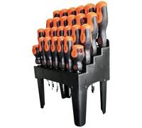 Lot de 26 tournevis avec râtelier de stockage FISCHER DAREX