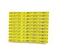 Lot de 260 marqueurs de fil colorés avec lettre de A à Z - Marqueurs de câbles - Design à clip pour marquer les câbles à code couleur (1,5 mm²)