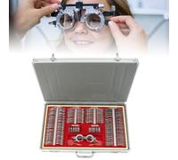Lot de 266 verres optiques - Pour jantes en métal - Cadre de test - Kit d'optométrie - Cadre en métal - Kit d'optométrie