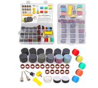 Lot De 268 Disques Abrasifs De 25 Mm-Disque Abrasif Humide/Sec-Grain 60-10000-Embouts De Polissage Pour Dremel-Papier Abrasif Humide Compatible Avec Les Outils Rotatifs Et Les Forets De
