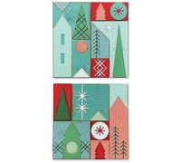 Lot de 27 blocs de Noël Sizzix Thinlits par Tim Holtz | 666335 | Matrices de découpe en métal très fines pour scrapbooking, gaufrage, journalisation