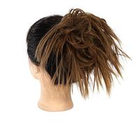 Lot de 27 extensions de cheveux en épingle à cheveux avec bande élastique - Cheveux bouclés, ondulés - Pour décorer les cheveux