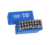Lot de 27 tampons en métal de 3 à 8 mm, lettres de l'alphabet