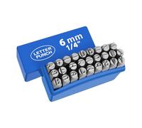 Lot de 27 tampons en métal de 3 à 8 mm, lettres de l'alphabet