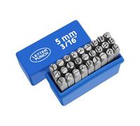 Lot de 27 tampons en métal de 3 à 8 mm, lettres de l'alphabet