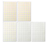 Lot de 270 autocollants pour trous de vis, capuchons avec texture du bois, caches de trous de vis laids pour armoire en bois, meubles (bois clair, 21 mm)