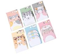 Lot de 270 feuilles de papier adhésif pour notes adhésives Motif animaux de dessin animé 18 x 60 mm