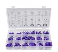 Lot de 270 rondelles toriques en nitrile avec tailles assorties dans un étui robuste en PVC pour climatisation automobile, joints de pompe et réparations de fuites domestiques