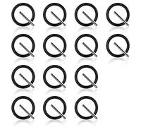 Lot de 28 goupilles et joints toriques de rechange de 4 mm, bague à choc et goupille de 3 x 25 mm pour échafaudeurs à douille à choc de 1,27 cm pour hoc, nettoyeur haute pression (14 paires)
