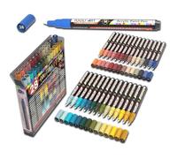 Lot de 28 marqueurs de peinture acrylique à pointe extra fine de 0,7 mm,Couleurs Sud-Ouest - TOOLI-ART
