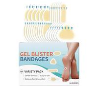 Lot de 28 patchs de protection en gel pour pieds avec design imperméable, patch de confort de avec matériau doux, outil de prévention des plaies pour la santé et la sécurité