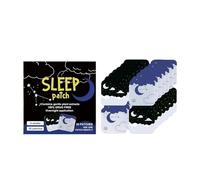 Lot de 28 patchs de sommeil - Aide au sommeil profond pour soulager l'insomnie, application transdermique nocturne, formule apaisante naturelle, voyage, maison, avion, utilisation pour personnes âgées