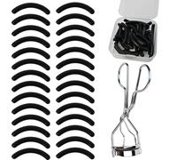 Lot de 28 recharges de coussinets en silicone compatibles avec Shiseido pour recourbe-cils Shu Uemura, Revlon, Elf - Large gamme de recourbe-cils