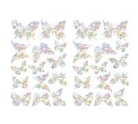 Lot de 28 Sun Catcher Sticker,Autocollants Décoratifs,Suncatcher Sticker,Stickers Fenetre,Arc en Ciel,Autocollant Fenetre,Sticker pour Vitre,Sticker Fenetre,Stickers Vitre,Attrape Soleil Sticker