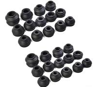 Lot de 28 tubes de protection d'arbre articulé pour suspension et direction avec fermeture à rainure à ressort pour minimiser l'usure et prolonger la durée de vie des pneus