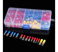 Lot de 280 cosses à sertir isolées pour fils électriques et automobiles