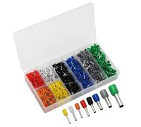 Lot de 280 embouts de câble isolés pour électriciens avec étui de rangement - Assortiment complet de connecteurs électriques