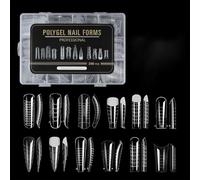 Lot de 288 moules à ongles en acrylique pour extension complète