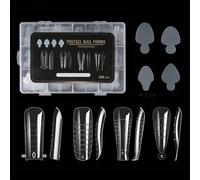 Lot de 288 moules d'extension pour ongles - Couvertures complètes - Outil de manucure - Fournitures de manucure