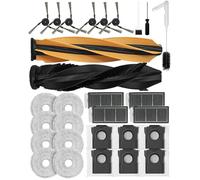 Lot de 29 Accessoires pour Robot aspirateur Dreame X50 Master/X50 Ultra/X50 Ultra Complete/L50 Ultra /L50 Pro Ultra/Dreame L40s Pro Ultra/Mova V50 Ultra Complete,4 filtres HEPA à Charbon Actif