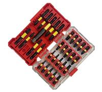 Lot de 29 embouts de tournevis avec embouts hexagonaux magnétiques - Kit d'accessoires professionnels pour perceuse, embouts Phillips à tête plate Torx et porte-embout d'extension de 75 mm dans un