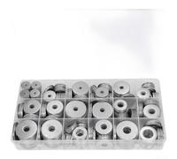 Lot de 290 rondelles plates extra larges en acier inoxydable 304 dans une boîte