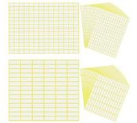Lot de 2940 étiquettes autocollantes blanches mates de 9 x 13 mm, 1260 petites étiquettes vierges de 10 x 31 mm pour pots, cuisine, dossiers