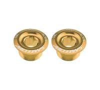 Lot de 2pcs Vis de Fixation pour Pédalier de Vélo de Montagne Doré en Alliage d'aluminium CNC Compatible avec Shimano HollowTech II Deore XT SLX Saint & Zee (VTT)