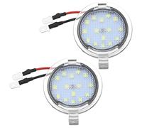Lot de 2pcs Voiture LED Rétroviseur Lumière Remplacement Compatible avec Mondeo MK5/ Ranger/Edge/Explorer/Fusion Flaque d'eau Miroir