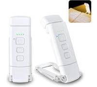 Lot de 2pièces Lampe de Lecture Qumox 3 Modes de Couleur & 5 Niveaux de Luminosité Réglables 9 LEDs pour Livres au Lit Livre Protection Yeux Blanc G