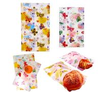 Lot de 2Réutilisables de Cire D'abeille Sac D'emballage de Cire D'abeille Biologique Sac D'emballage de Cire D'abeille Ecologique Sac à Pain Sac à Collation Biodégradable Durable Stockage des Aliments