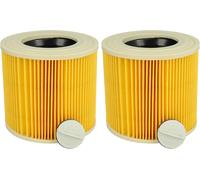 Lot De 2X Filtres À Cartouche,Remplacement Pour Kärcher 6.414-552.0 - Compatible Avec Les Aspirateurs À Eau Et À Sec,Laveurs,Multi-Usages Kärcher