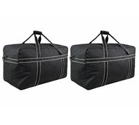 Lot de 2X Sac de Voyage Léger en Toile Robuste Adapté pour Baggage Mis en Soute de 23 Kg 144 L 80x40x45 cm