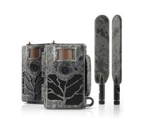 Lot de 2X ZEISS Secacam 5 - Angle 100° - Caméras de Chasse Connectées 4G LTE, SIM, SD 32 Go, APP, 12MP, HD1080, Intelligence Artificielle, Vision Nocturne Couleurs, Détection mouvements 15 m, Étanche